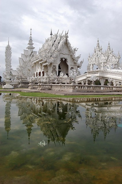 Photo:  Wat Rong Khun in Chiang Rai, Thailand 